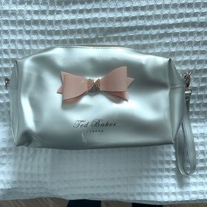 Grey latex purse